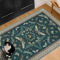 Teal 3x5 Entryway Rug by HazoHaus
