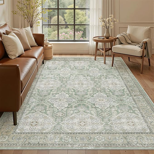 6x9 Area Rug for Living Room Washable 6x9 Rug Non-Slip Modern Rugs for Bedroom - Image 2