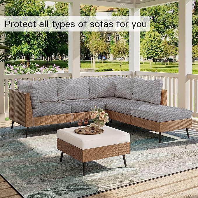 Outdoor Cushion Covers Set, Replacement - Image 4