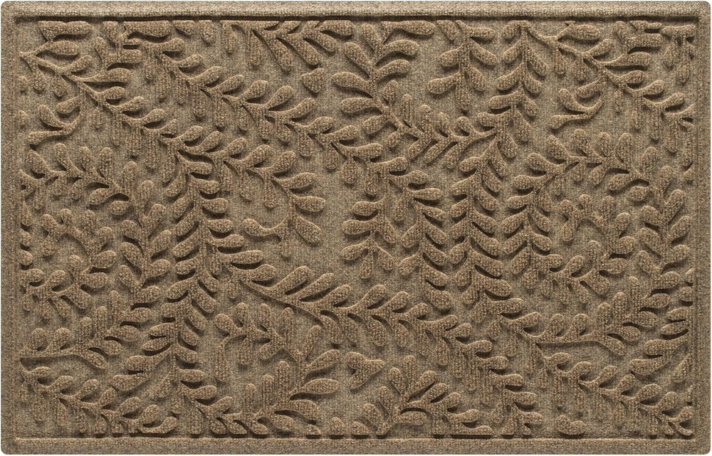 WaterHog Boxwood Front Door Mat Indoor Outdoor Entrance, Absorbent All-Weathe...
