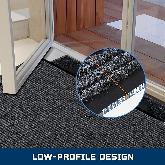 BesWin Front Door Mat, Heavy Duty Commercial Floor Mat Inside Outside Entrance - Image 8