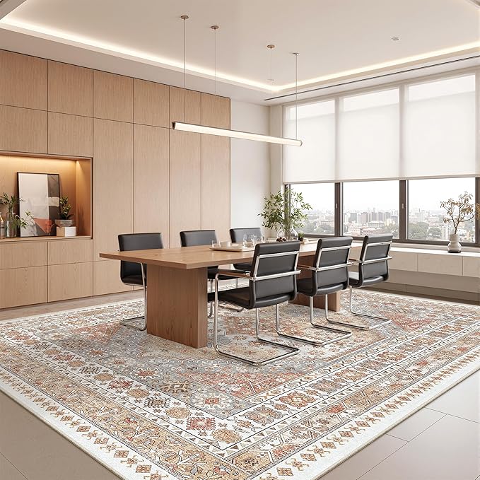 zesthome 10x14 Area Rugs, Stain Resistant Washable Rug, Ultra-Thin Rugs - Image 8