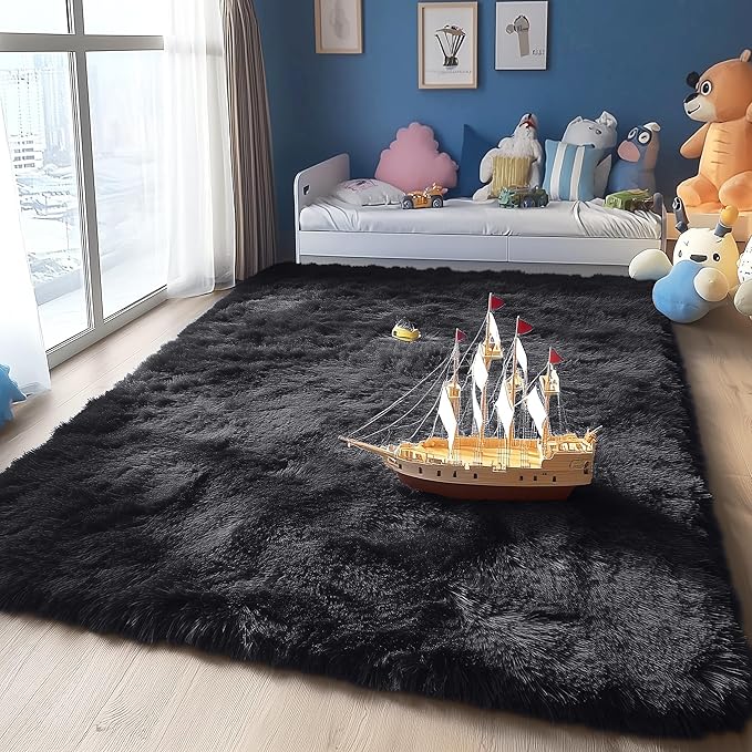 OLANLY 4x11 Area Rugs for Living Room Bedroom, Machine Washable Soft Fluffy - Image 7