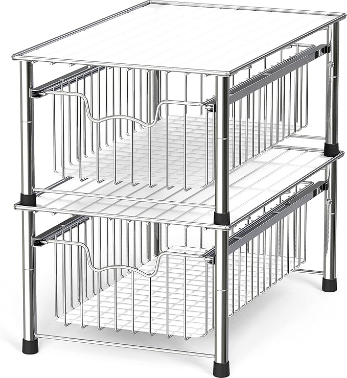 Simple Houseware Stackable Basket Drawer - Image 5