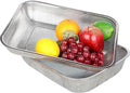 Cedilis 2 Pack Large Stainless Steel Colander Strainer, 6 Quart Mesh Vegetable by Cedilis
