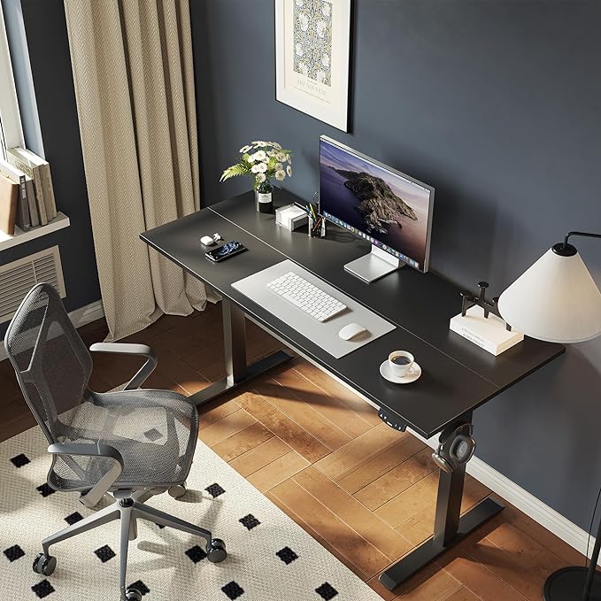 Agilestic Electric Standing Desk, Large 60 x 24 Inches Height Adjustable Desk...