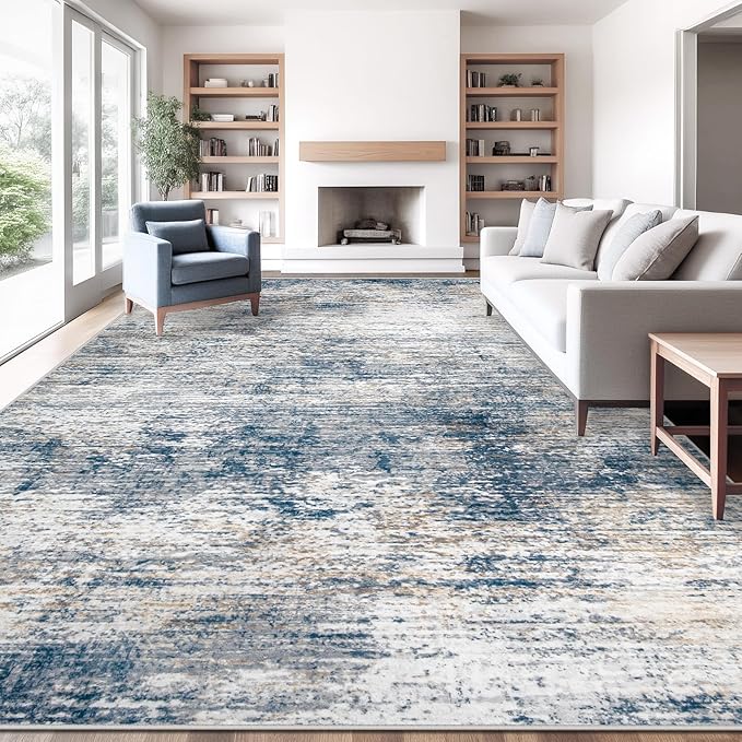 XLUEZ 10x14 Area Rugs for Living Room, Washable Modern Abstract Large Area Rug by XLUEZ