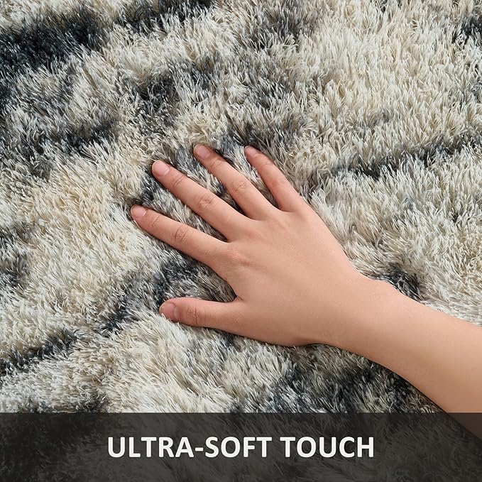 Ophanie Black Gold and Grey Area Rugs - Image 2