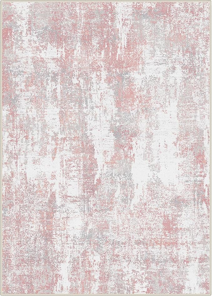 Area Rugs 5x7 for Living Room Bedroom, Modern Abstract Machine Washable Rug - Image 5