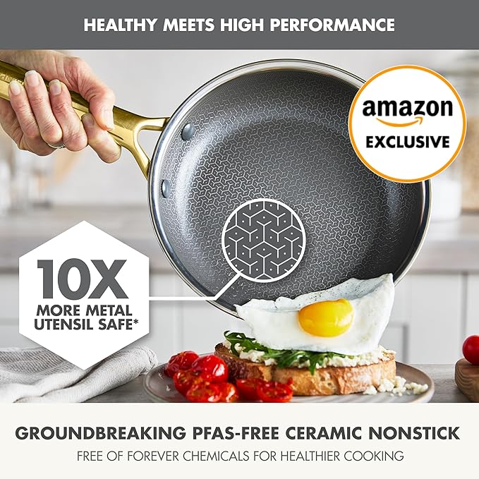 GreenPan Hybrid 8” Nonstick Stainless Steel Frying Pan Skillet, APEX Tri-Ply - Image 2