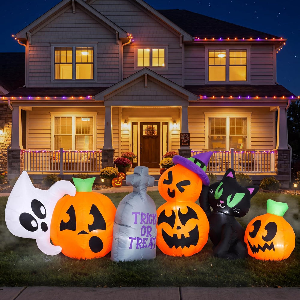 Joiedomi 8 FT Long Halloween Inflatables Outdoor Decoration, Halloween Blow U...