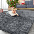 OLANLY 4x10 Area Rugs for Living Room Bedroom, Machine Washable Soft Fluffy by OLANLY