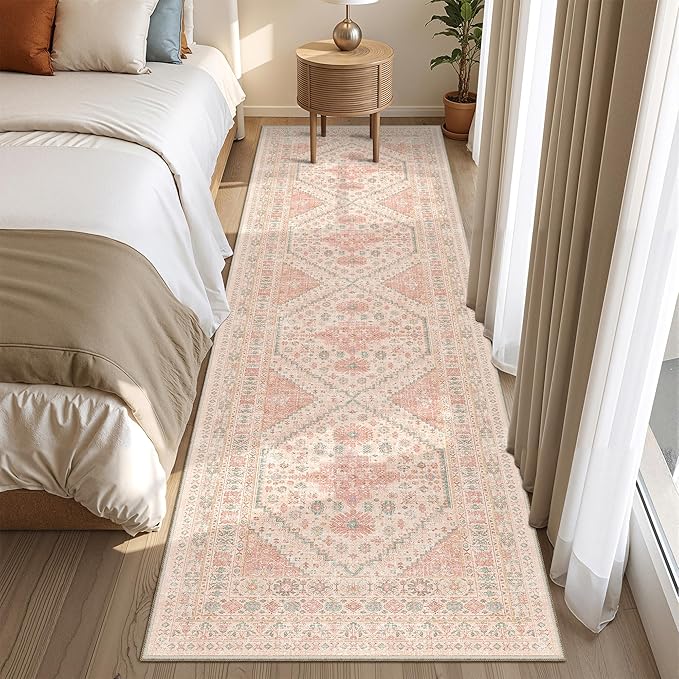 Runner Rug 2x8 Runners for Hallways Non Slip Washable, Vintage Hallway Runner - Image 5