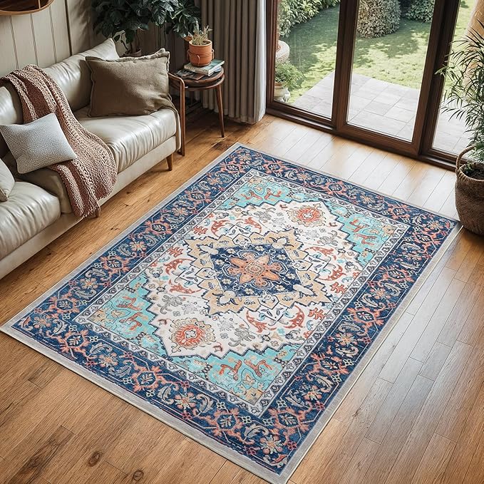 Lofus 3x5 Area Rugs for Living Room, Machine Washable Area Rug, Soft Small Rugs by Lofus