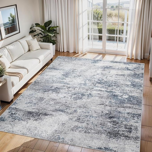 6x9 Area Rugs for Living Room Rug Washable: Abstract Rug for Dining Room by Aelenmu