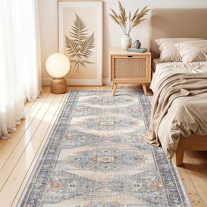 TOPRUUG Washable 2x8 Hallway Runner Rug: Non-Slip Low-Pile Rugs - Image 7