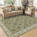 GarveeHome 8x10 Washable Large Living Room Rug Water Resistant Distressed by GarveeHome