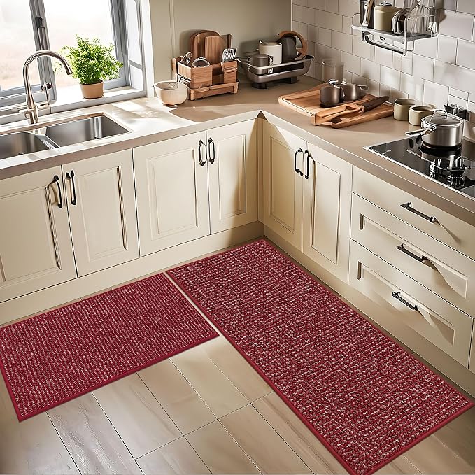 BEQHAUSE Kitchen Rugs 24"x36", Non-Slip Kitchen Mats - Image 8