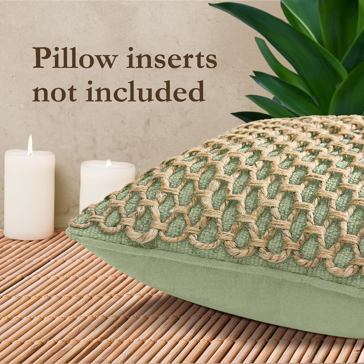 boho living jada 2 pc decorative throw pillow shown in use
