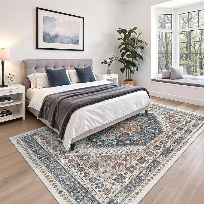 zesthome 6x9 Area Rug, Super Soft Washable Rugs - Image 9