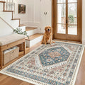 Madane Area Rug 3x5, Entryway Washable Vintage Runners Bedroom Non Slip Indoor by Madane