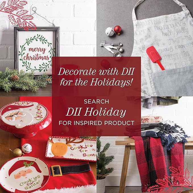 DII 100% Cotton Solid Chambray Kitchen Set, Oven Mitts, 2 Piece - Image 9