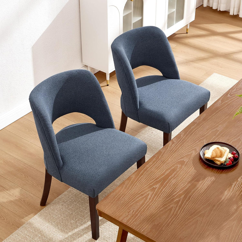 Dining Chairs Set of 2,Modern Dining Room Chairs with Thick Cushions,Upholste...