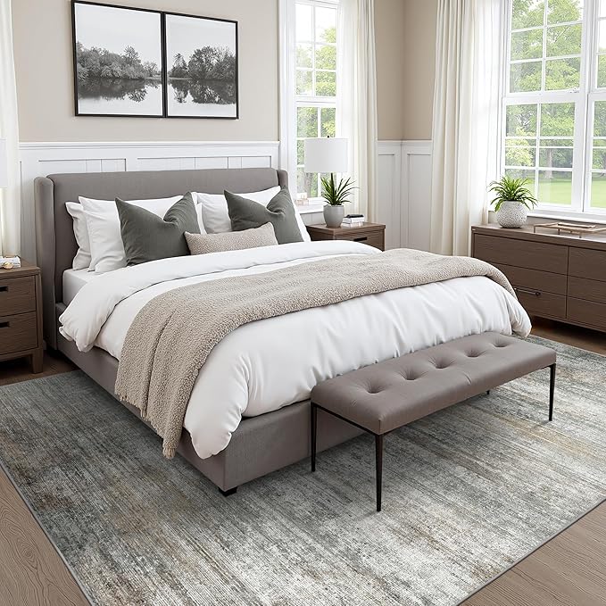 BEIMO Area Rugs 6x9 for Living Room Bedroom, Modern Abstract Machine Washable - Image 4
