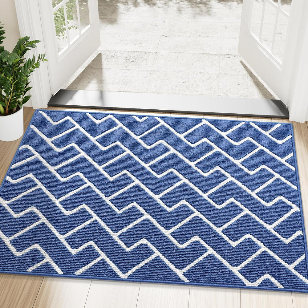 OLANLY Front Door Mat, Non-Slip Rubber Backing, Dirt Resistant and Absorbent