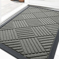OLANLY Front Door Mat Outside Entrance 29.5x17, Heavy Duty Sturdy Natural by OLANLY