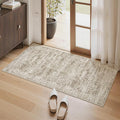 2x4 Washable Rugs for Kitchen, Powder Room Small Area Rug Non-Slip Vintage Low by Soalmost