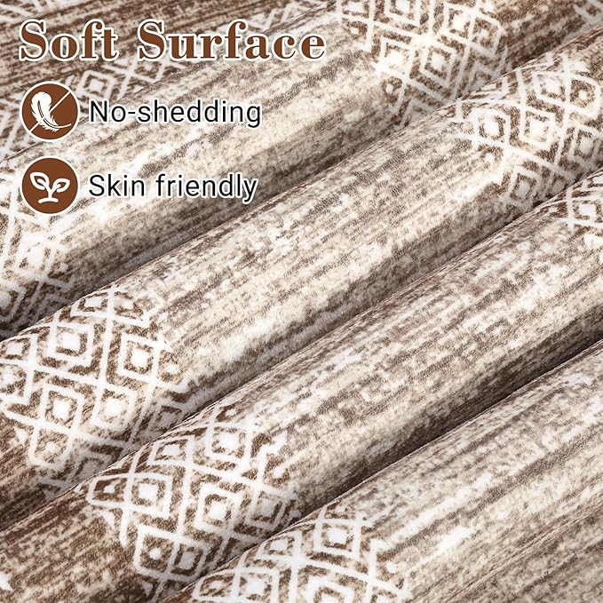 GarveeHome 10x13 Large Washable Geometric Area Rug Non Slip Non Shedding Floor - Image 4