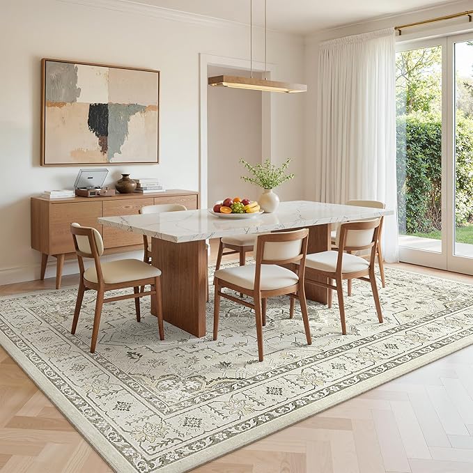 zesthome Washable Rug 6x9 Area Rugs, Stain Resistant Rugs - Image 8