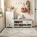 2x5 Rug Runner Washable for Entryway, Soft Bathroom Rugs by Restydon