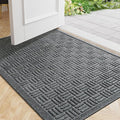 Mibao Front Door Mat Indoor Outdoor Entrance, Dirt Trapping Waterproof by Mibao