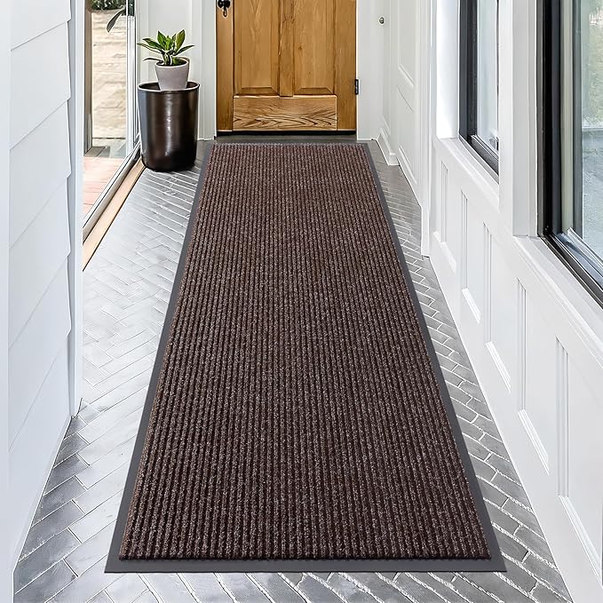 OLANLY Front Door Mat Indoor Outdoor Entrance, Waterproof Heavy Duty Doormat by OLANLY