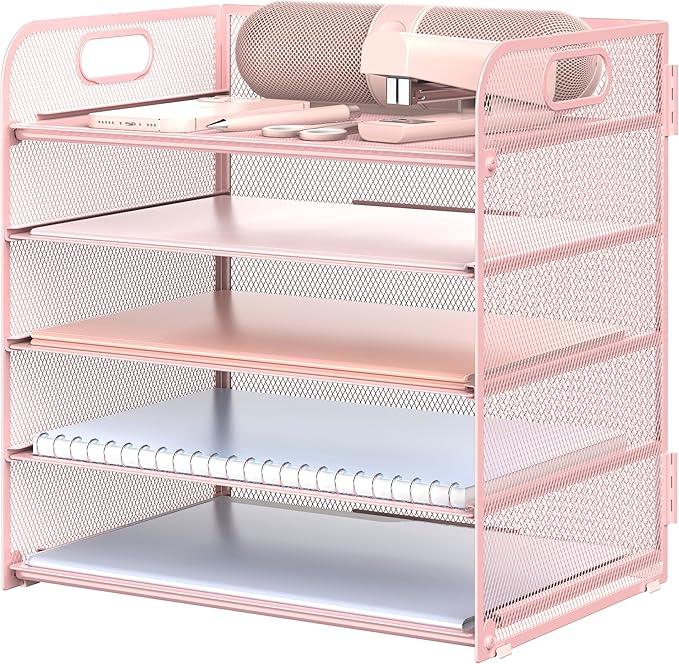 Sinboun Letter Tray Paper Organizer 5-Tier Desk Organizer File Organizer Paper by Sinboun
