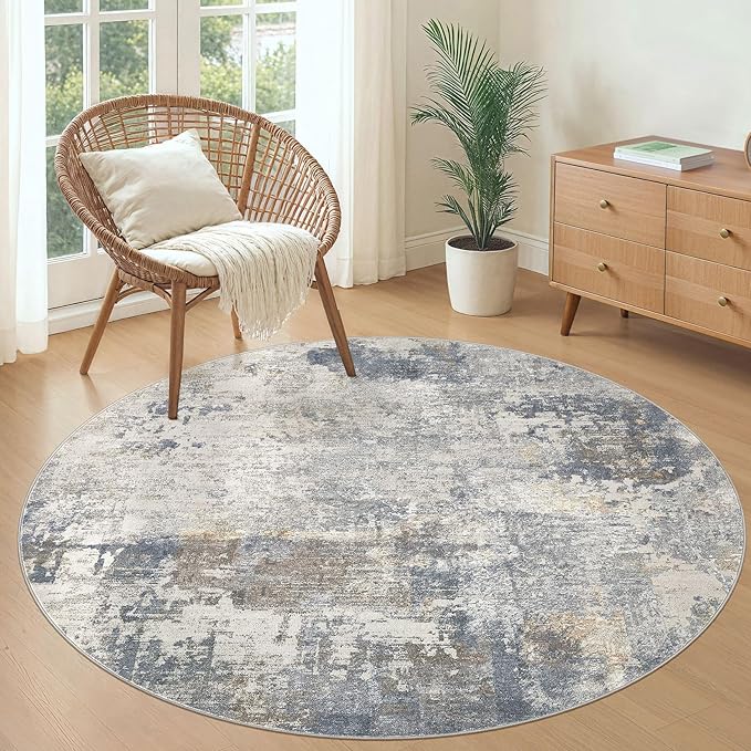 UERMEI 5ft Round Area Rug Living Room Rugs - Image 7