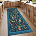 GarveeHome Floral Rug 2.5x8 Runners by GarveeHome