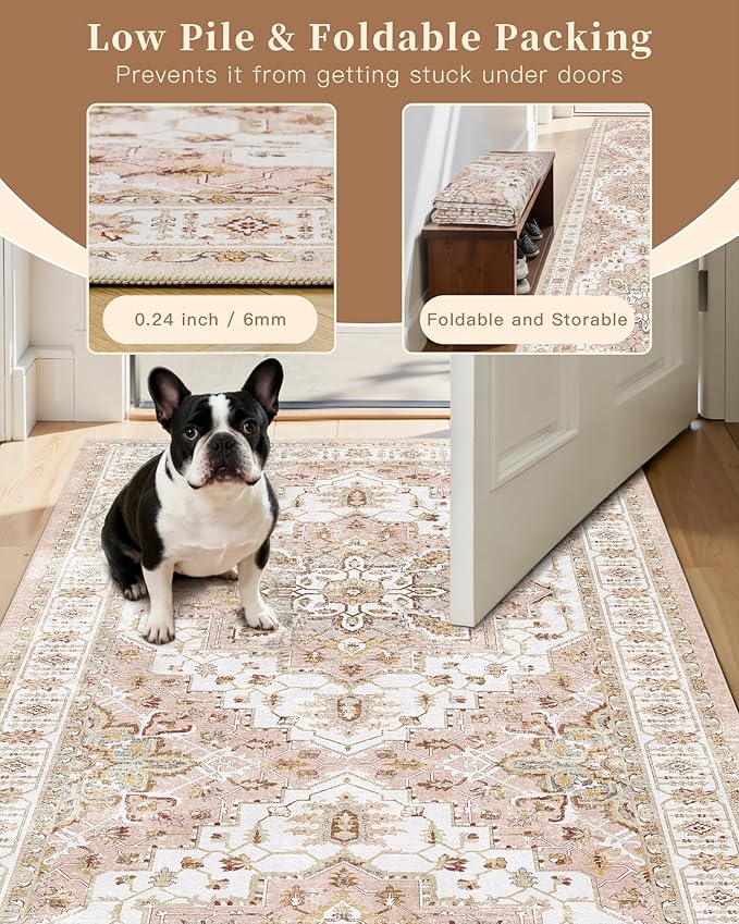 Madane Washable Runner Rug - Image 6