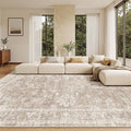 Madane Living Room 10x14 Area Rugs, Washable Low Pile Non-Slip Stain Resistant by Madane