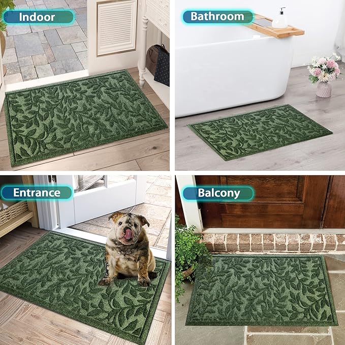 Bulijojo Sturdy Frontr Entrance Doormats, Durable Heavy Duty Welcome Mat - Image 6