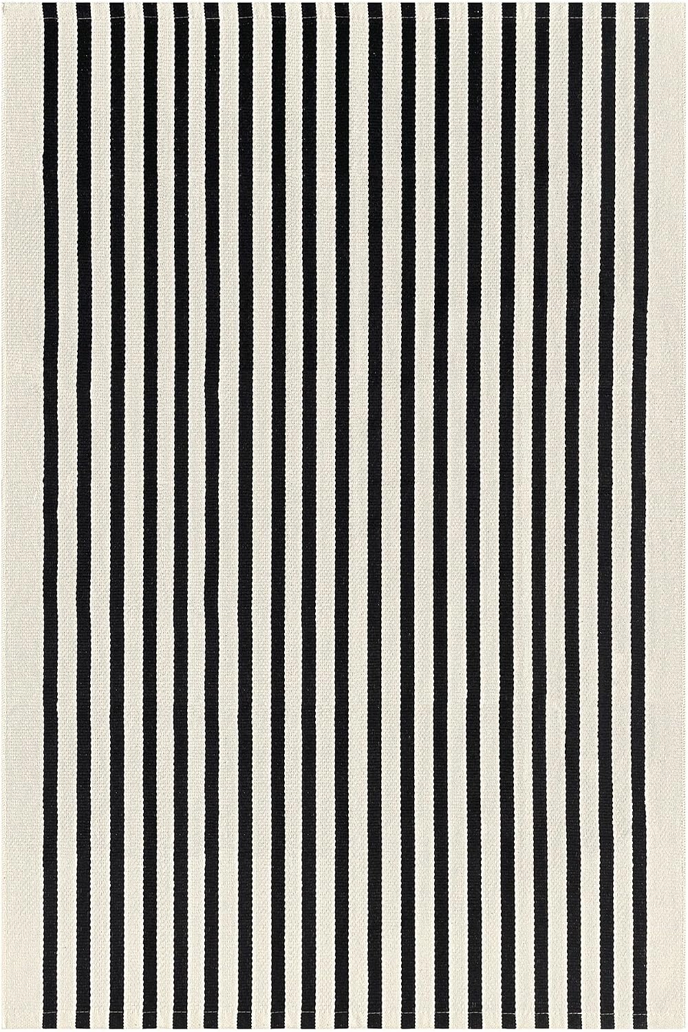 KILOCOCO Beige Striped Rug 4x6 ft Indoor Washable Rugs Front Door Rugs