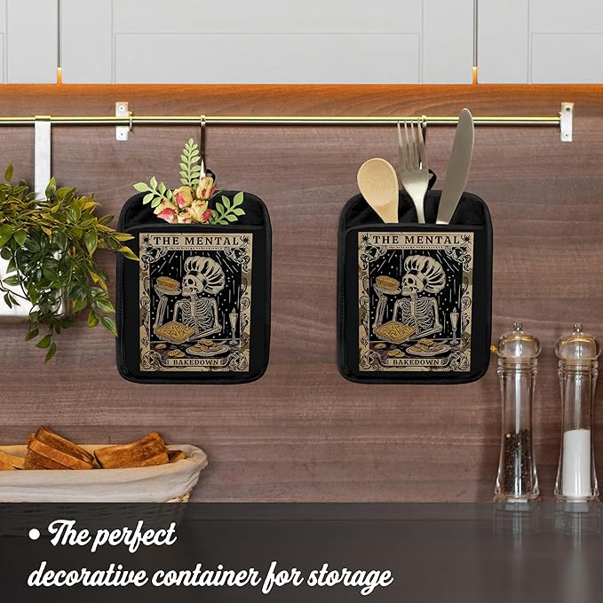 Gothic Skeleton Pot Holders - Image 3