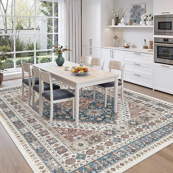 zesthome 9x12 Area Rugs, Stain Resistant Washable Rug, Ultra-Thin Rugs - Image 8