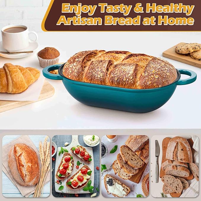 Homikit Enameled Cast Iron Dutch Oven