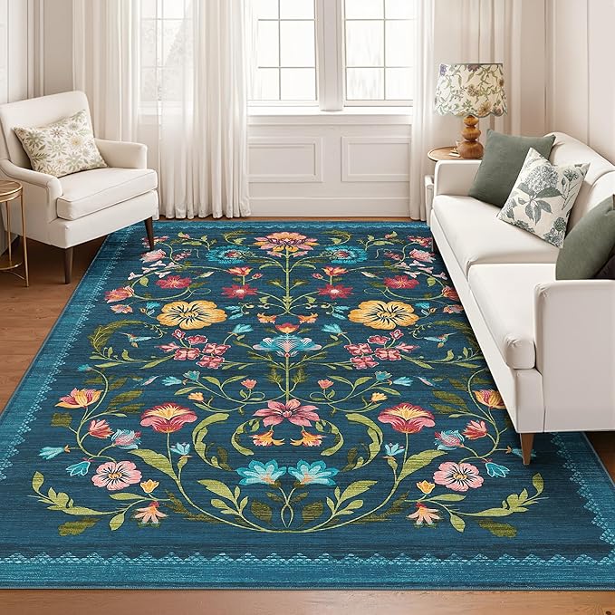 GarveeHome Washable Rug 8x10 Area Rugs by GarveeHome