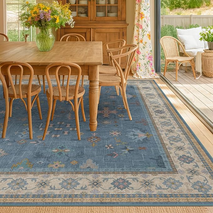 Boho 7x9 Living Room Rugs - Image 3