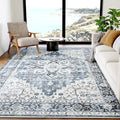 AMADA HOMEFURNISHING 5x7 Area Rugs, Washable Living Room Rug Low-Profile by AMADAHOMEFURNISHING