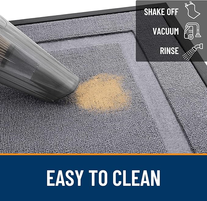 OLANLY Front Door Mat Indoor Outdoor Entrance, Waterproof All-Season, - Image 6